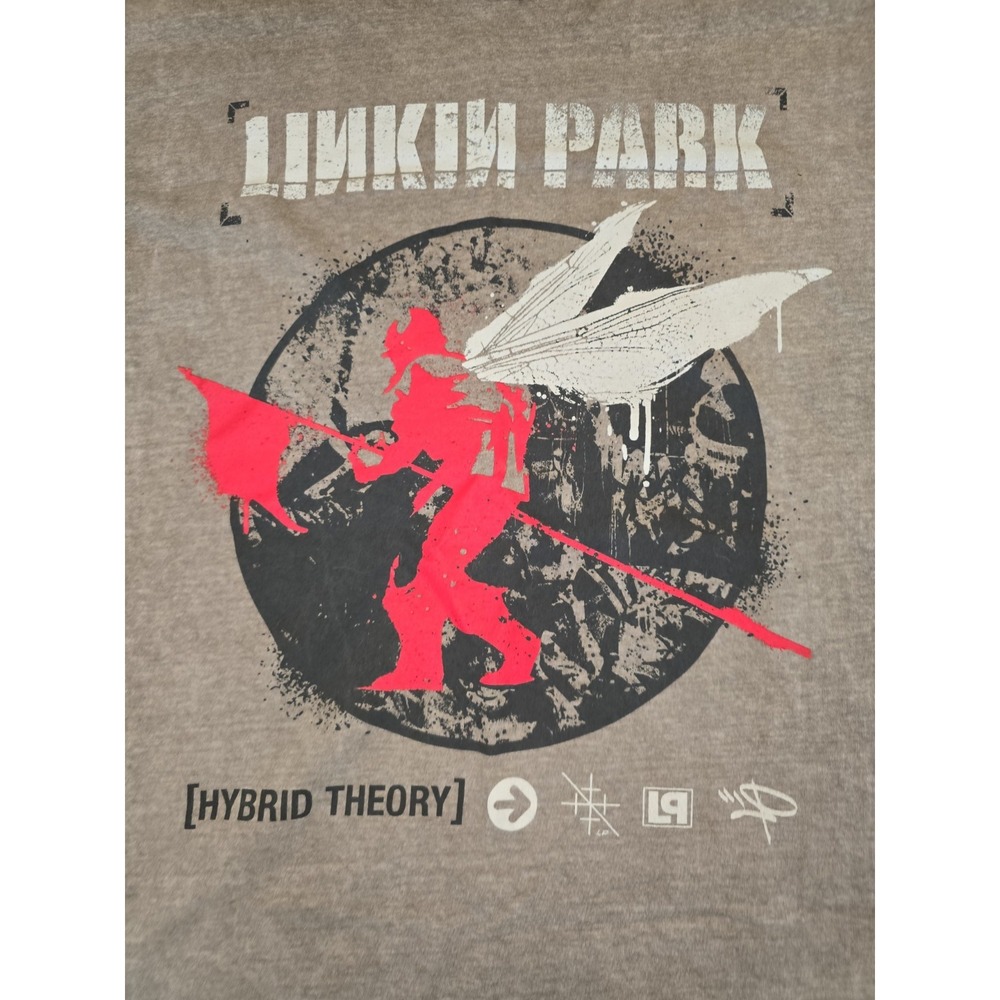 Linkin Park Hybrid Theory Album Cover Nu Metal Rock T-shirt Large